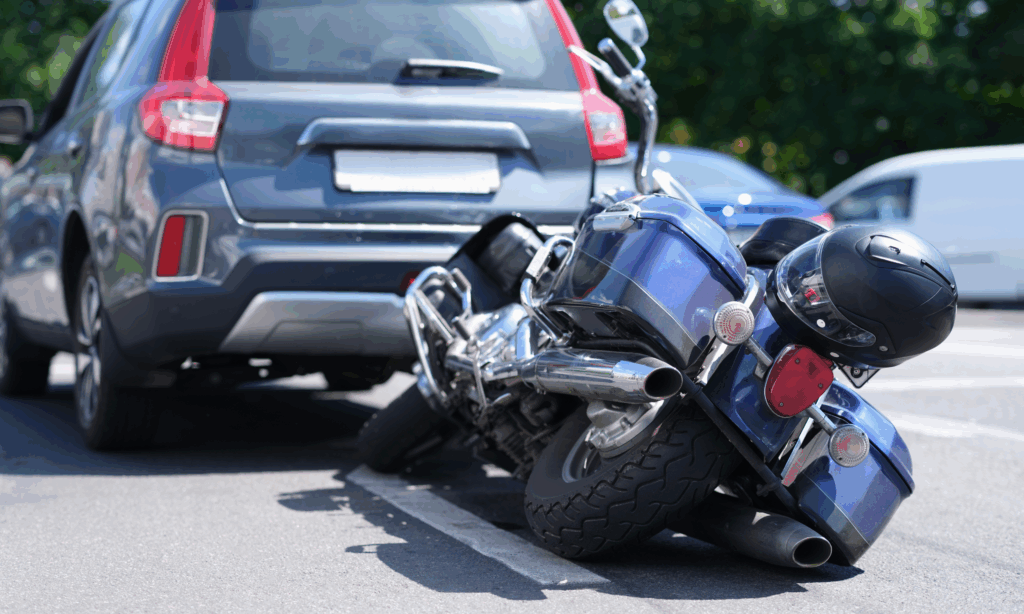 Lane Splitting Motorcycle Accident